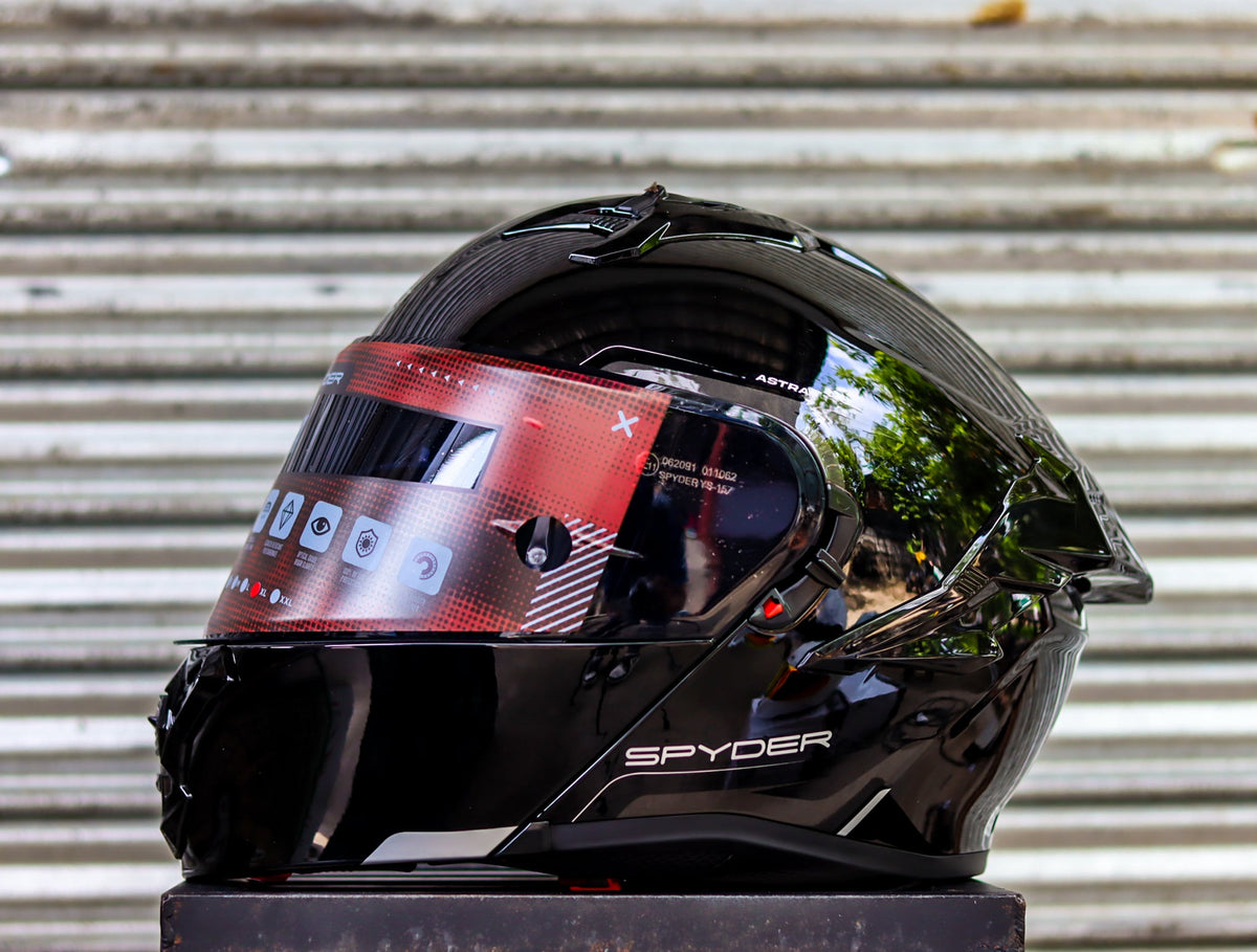 SPYDER ASTRA PD 3401-B S BLACK GRAY SO V2 MODULAR DUAL VISOR WITH