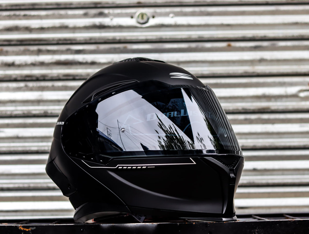 SPYDER NEO ICON PD 3001M S MATTE BLACK DUAL VISOR WITH FREE CLEAR