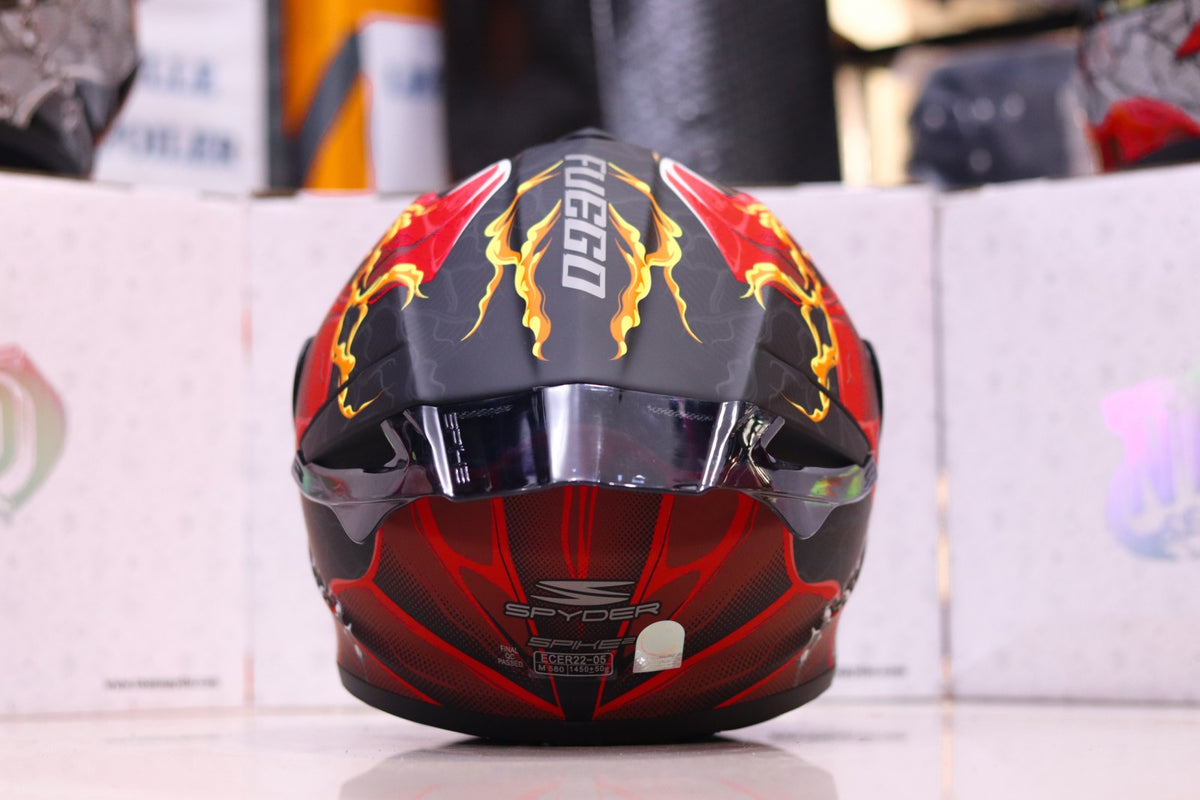 Spike Spyder Helmet Matte Red SPYDER NEO SPIKE G 363m S
