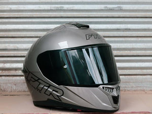 FTR XR 2 PRO SOLID GLOSS GRAY DUAL VISOR!! WITH FREE CLEAR LENS AND SPOILER!!