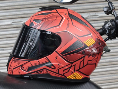 FTR XR 2 PRO XR782 MATTE RED DUAL VISOR!! WITH FREE CLEAR LENS AND SPOILER!!