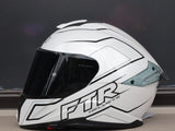 FTR XR 2 PRO RICON PEARL WHITE BLACK DUAL VISOR!! WITH FREE CLEAR LENS AND SPOILER!!