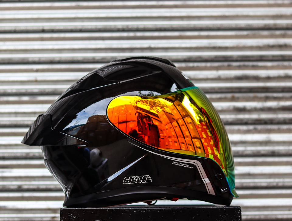 ZEBRA A113 RITZY BLACK (DUAL VISOR) WITH FREE CLEAR LENS