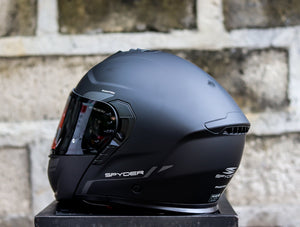 SPYDER PHANTOM PD 3401M S MATTE BLACK GRAY SO V2 MODULAR DUAL VISOR WITH FREE CLEAR LENS