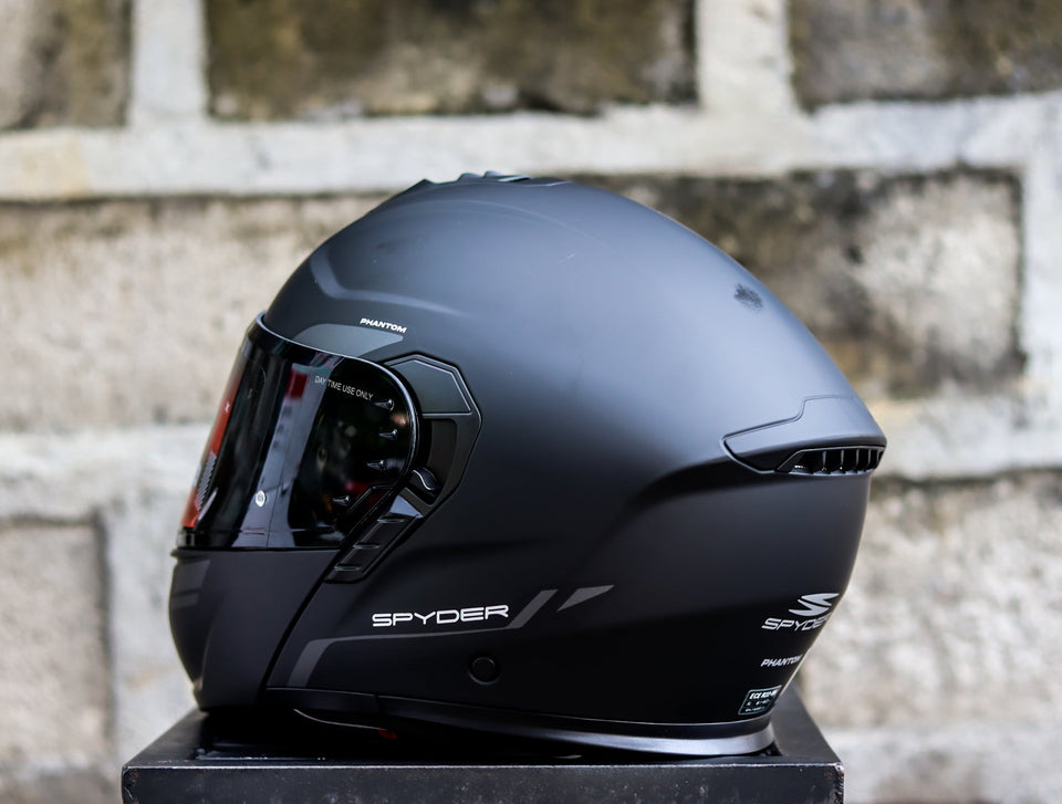 SPYDER PHANTOM PD 3401M S MATTE BLACK GRAY SO V2 MODULAR DUAL VISOR WITH FREE CLEAR LENS