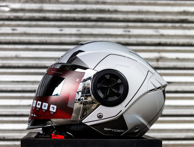 SPYDER REBOOT 2 G 54A1M SS MATTE SILVER GRAY DUAL VISOR WITH FREE CLEAR LENS