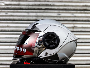 SPYDER REBOOT 2 G 54A1M SS MATTE SILVER GRAY DUAL VISOR WITH FREE CLEAR LENS