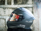SPYDER EDGE PD 3501M-B S MATTE BLACK SILVER S0 FULLFACE WITH FREE CLEAR LENS