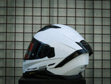 SPYDER ARMADA PD 1301-B S ARTIC WHITE/BLACK V2 FULLFACE WITH FREE CLEAR LENS