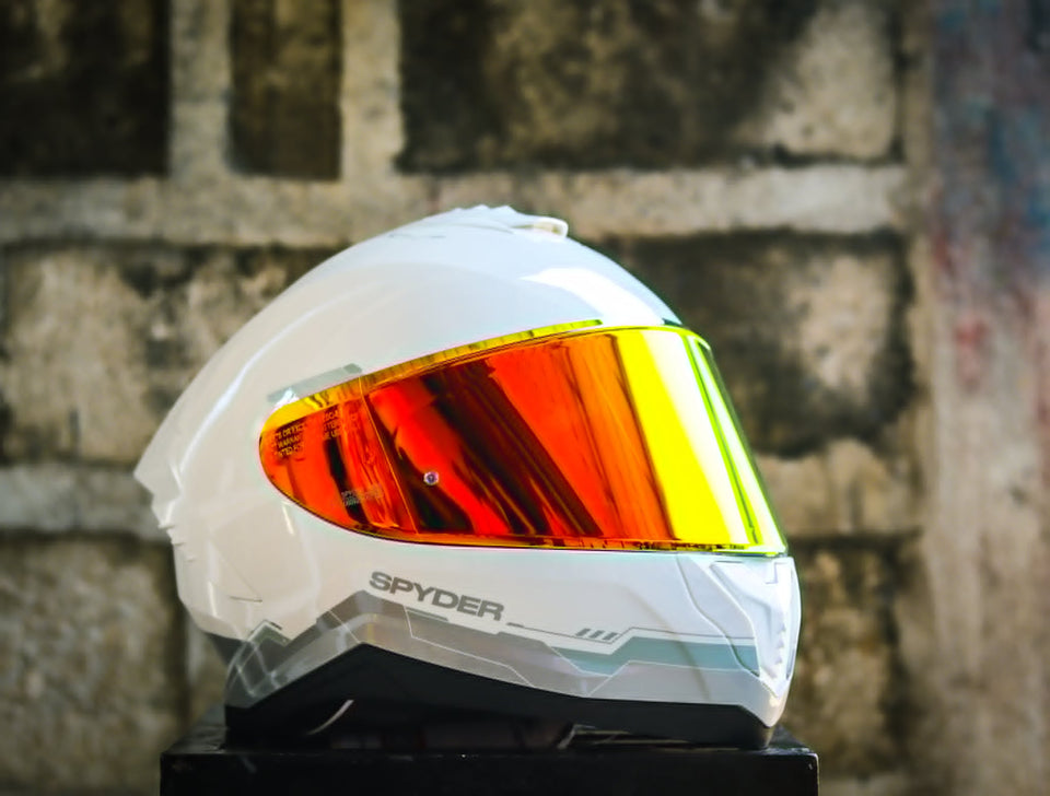 SPYDER SIGMA 1501-W_FR ARCTIC WHITE SILVER SO V2 FULLFACE WITH FREE CLEAR LENS (Copy)