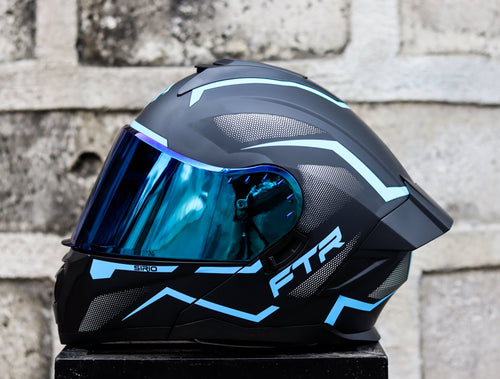 FTR N GAGE SIRIO BLACK MATTE/BLUE DECAL WITH FREE CLEAR LENS!!