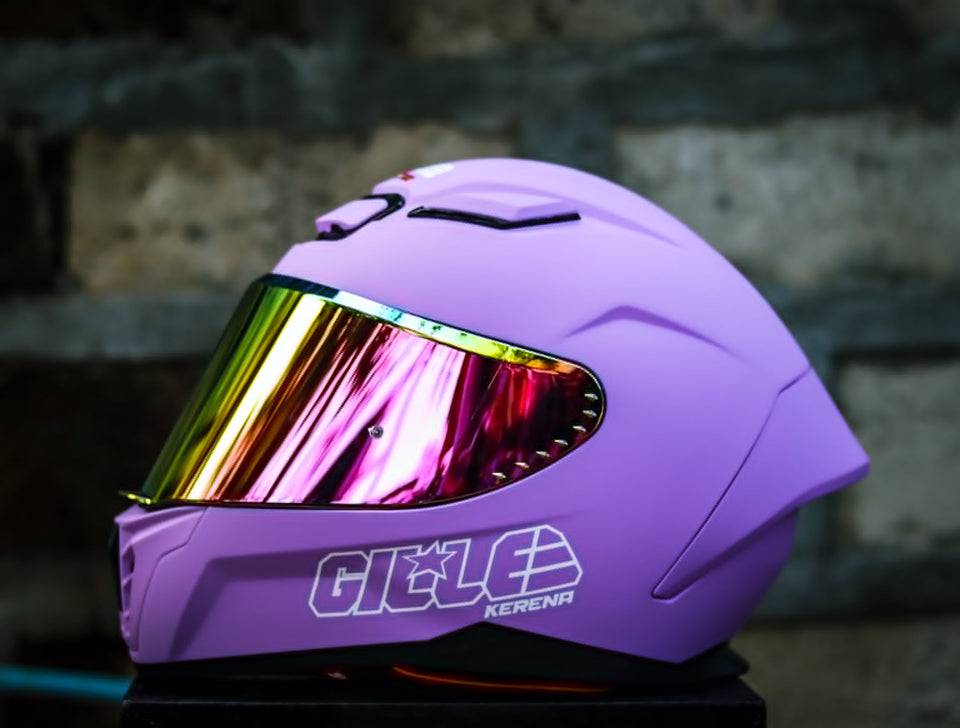 GILLE FF007 KERENA MATTE PURPLE (DUAL VISOR)