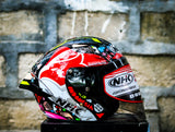 NHK N1 MAX ALONZO #11 BLACK GLOSSY HALF FACE