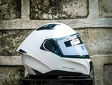 SPYDER FLYN P 1301 S ARTIC WHITE BLACK S0 V2 FULLFACE WITH FREE CLEAR LENS