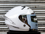 SPYDER FUEL PD 1501 SS ARTIC WHITE SILVER SO V2 DUAL VISOR WITH FREE CLEAR LENS