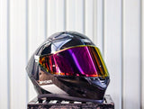 SPYDER EOX P 3401 RS BLACK GRAY S0 FULLFACE WITH FREE CLEAR LENS