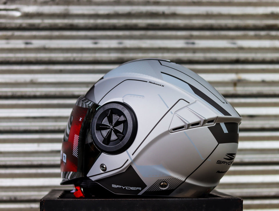 SPYDER REBOOT 2 G 54A1M SS MATTE SILVER GRAY DUAL VISOR WITH FREE CLEAR LENS