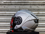 SPYDER REBOOT 2 G 54A1M SS MATTE SILVER GRAY DUAL VISOR WITH FREE CLEAR LENS