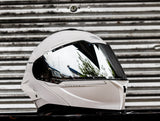 SPYDER NEO ICON PD 1001 SS PEARL WHITE DUAL VISOR WITH FREE CLEAR LENS