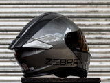 ZEBRA 767 HONDA GRAY MODULAR (DUAL VISOR) WITH FREE CLEAR LENS