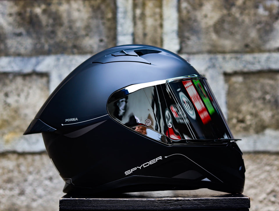 SPYDER FORZA PD 3401M-B SS MATTE BLACK GRAY SO V2 FULLFACE WITH FREE CLEAR LENS