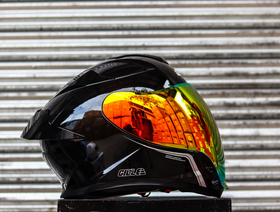 GILLE A5009 PHOENIX BLACK REVO RED LENS LENS (DUAL VISOR)