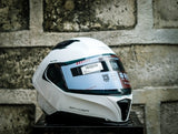 SPYDER FLYN P 1301 S ARTIC WHITE BLACK S0 V2 FULLFACE WITH FREE CLEAR LENS