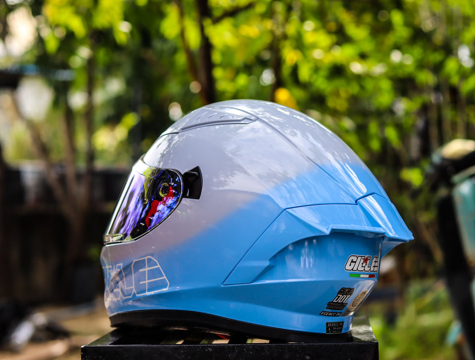 GILLE 135 TWO TONE GRAY BLUE (DUAL VISOR)