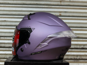 SPYDER FUEL PD 9PF1M S MATTE F PURPLE BLACK SO V2 DUAL VISOR WITH FREE CLEAR LENS
