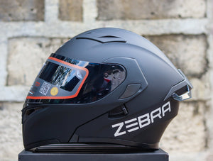 ZEBRA YM 627 MATTE BLACK MODULAR WITH FREE CLEAR LENS