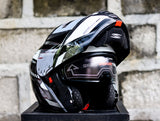 SPYDER PHANTOM GD 3111 SS BLACK WHITE MODULAR DUAL VISOR WITH FREE CLEAR LENS