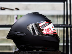 NHK K5R SOLID BLACK MATTE DUAL VISOR