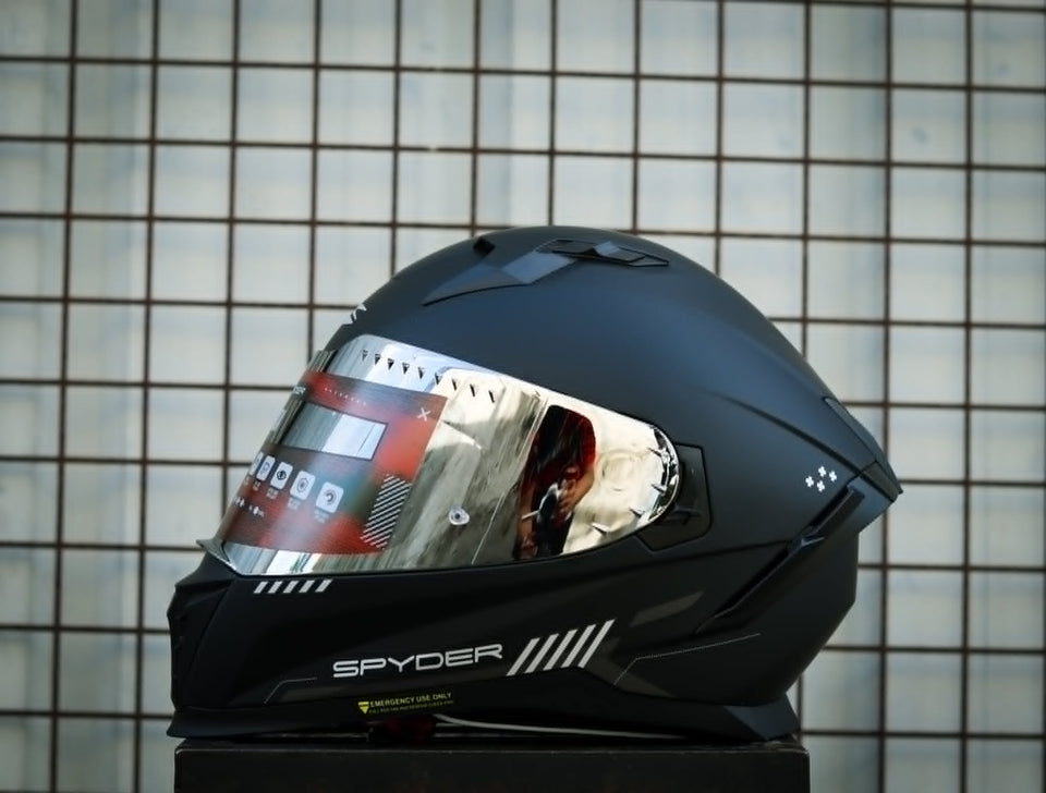 SPYDER ARMADA PD 3401M-B SS MATTE BLACK/GRAY V2 FULLFACE WITH FREE CLEAR LENS