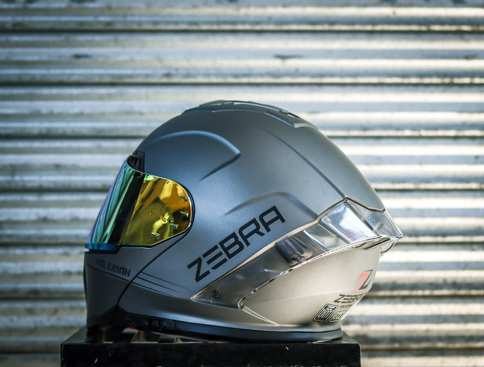 ZEBRA 2027 VALERIAN PLAIN GREY MODULAR WITH FREE CLEAR LENS