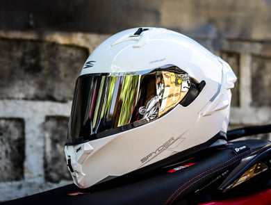 SPYDER ROGUE+ PD 1501-W SS ARTIC WHITE SILVER SO V2 DUAL VISOR WITH FREE CLEAR LENS