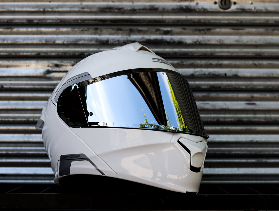 SPYDER FORCE+ PD 1001 SS ARTIC WHITE V2 MODULAR WITH FREE CLEAR LENS