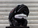 ZEBRA A113 RITZY BLACK (DUAL VISOR) WITH FREE CLEAR LENS