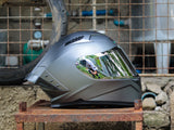 GILLE 843 CIRCUIT MATTE GRAY (DUAL VISOR)