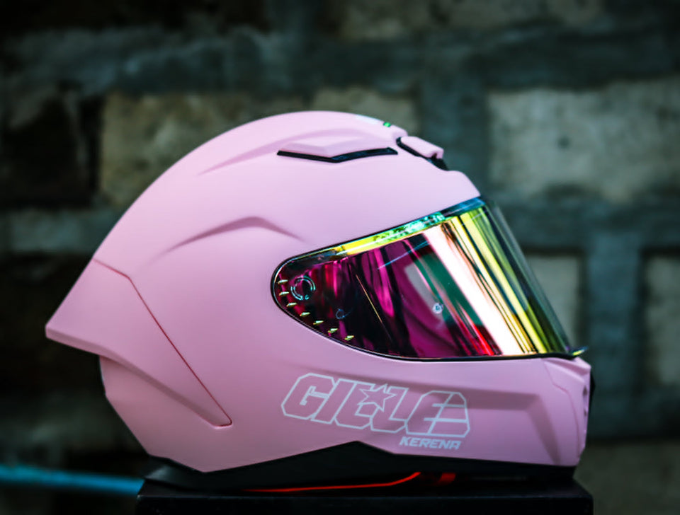 GILLE FF007 KERENA MATTE PINK (DUAL VISOR (Copy)