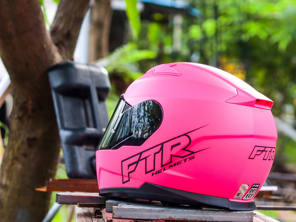 FTR XR 500 PRO MATTE PINK WITH FREE CLEAR LENS