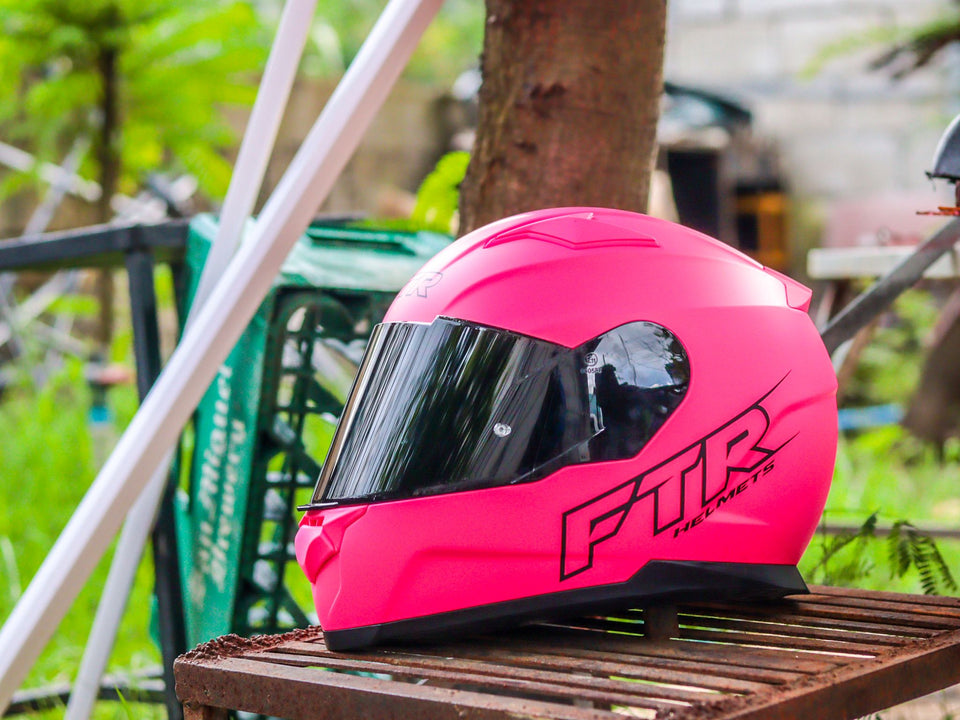 FTR XR 500 PRO MATTE PINK WITH FREE CLEAR LENS