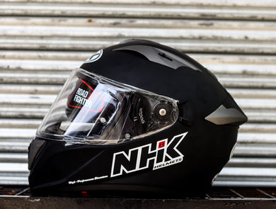 NHK GP PRIME SOLID BLACK DOFT DUAL VISOR