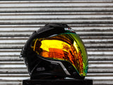 GILLE A5009 PHOENIX BLACK REVO RED LENS LENS (DUAL VISOR)