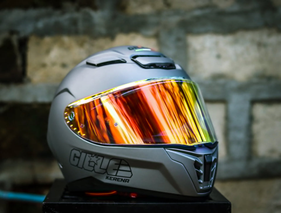 GILLE FF007 KERENA MATTE GREY (DUAL VISOR)