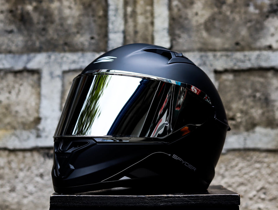 SPYDER FORZA PD 3401M-B SS MATTE BLACK GRAY SO V2 FULLFACE WITH FREE CLEAR LENS