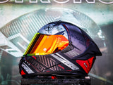 SPYDER ROGUE+ GD 3621M-B_FR MATTE BLACK RED S2 FULLFACE WITH FREE CLEAR LENS
