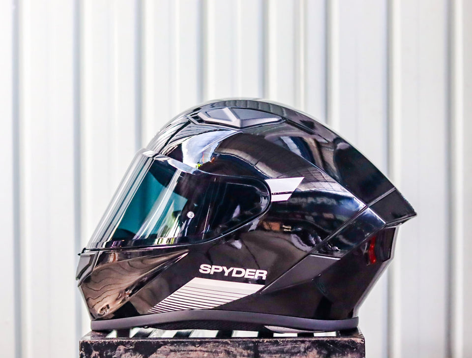 SPYDER EOX P 3401 S BLACK GRAY S0 FULLFACE WITH FREE CLEAR LENS