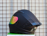GILLE 843 CIRCUIT MATTE BLACK REVO PURPLE RED (DUAL VISOR)