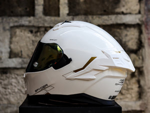 SPYDER ROGUE+ PD 1G01 W GS ARTIC WHITE GOLD SO V2 DUAL VISOR WITH FREE CLEAR LENS