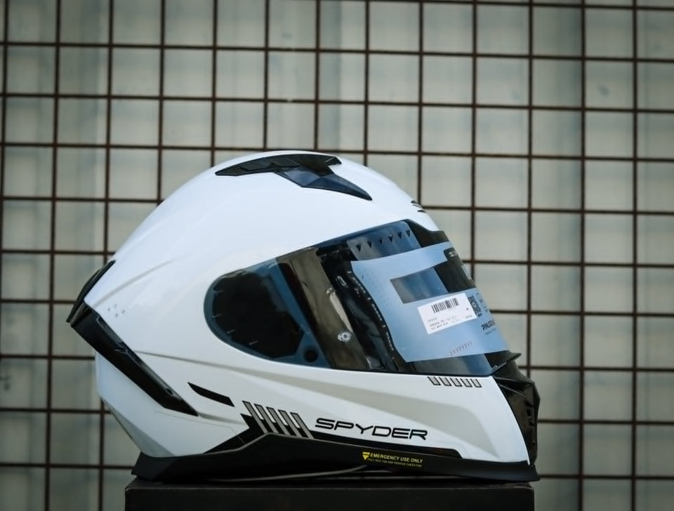 SPYDER ARMADA PD 1301-B S ARTIC WHITE/BLACK V2 FULLFACE WITH FREE CLEAR LENS